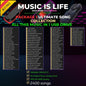USB FLASHDRIVE WITH SONGS/MUSIC 3000 FILES MP3 320KBPS HIGHEST QUALITY FREE OTG ADAPTER