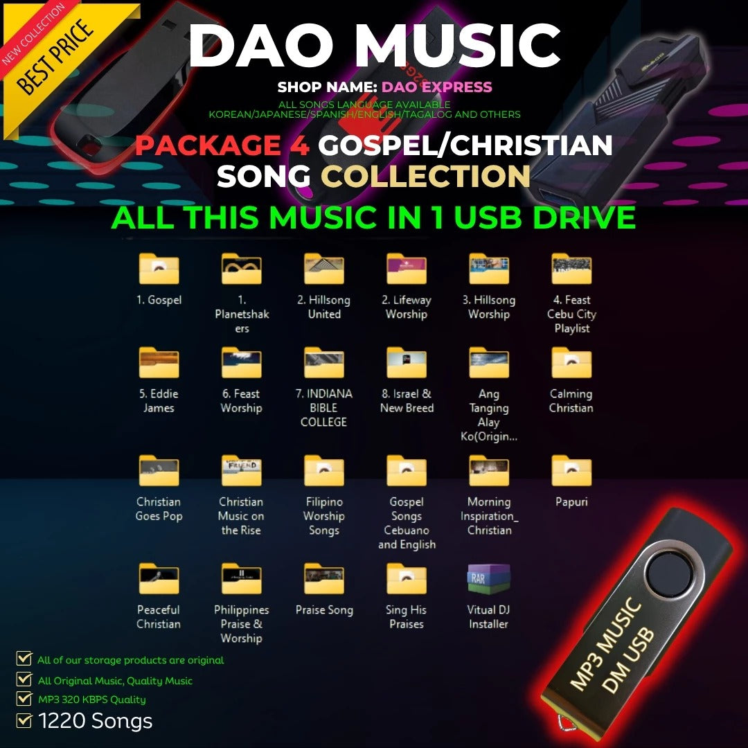 USB FLASHDRIVE WITH SONGS/MUSIC 3000 FILES MP3 320KBPS HIGHEST QUALITY FREE OTG ADAPTER